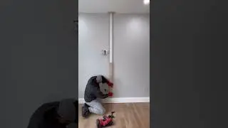 Good way to fix gaps between baseboard and floor without scribe 👉 Gpr3Carpentry🔨 #viral #diy #tips