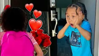 Our SON'S CRUSH Surprised Him At The NEW House!