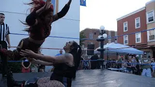 ALC BCW La Lichette Katrina Creed vs Alicia P Monroe #womenswrestling