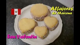 COMO HACER ALFAJORES PERUANOS DE MAICENA | ALFAJORES CASEROS | RECETA FACIL Y DELICIOSA