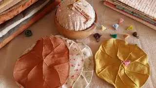 [#5] 머그컵을 위한 앙큼한 연잎 받침 #fabric Coasters #杯垫 #杯盖