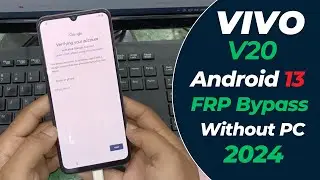 Vivo V20 V2025 FRP Bypass Android 13 Without PC | TalkBack/Reset Not Working | New Trick 2024