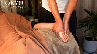 ASMR 深く押す足つぼマッサージの音