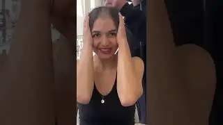 She gets her head shaved unexpectedly 