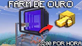 INSANE GOLD FARM for MINECRAFT BEDROCK 1.21.1! 💰 100% AUTOMATIC