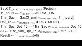 Specify the following queries based on the database schema using operations of relational algebra
