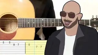 andrew tate theme (Easy Guitar Tutorial Tabs)