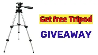 Giveaway Get Free Free Free Tripod ||A small surprise for you || one tripod giveaway ||