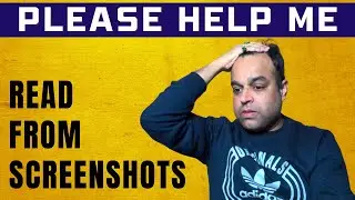 Please Solve My Problem -  Read Data from Screenshots in Excel | Vivekananda Sinha | Video 294