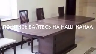 Мебель в гостиную. Большой раздвижной стол. Классный  получился (furniture and cabinet).