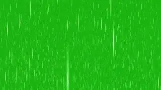 Rain effect Green screen