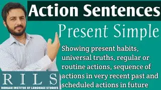 The uses of Present Simple or Indefinite Tense | Action verbs in  Present | RILS The Lingua Expert