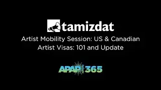 Tamizdat Artist Mobility Session: US & Canadian Artist Visas 101 and Update