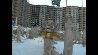 Срубка оголовков свай в Спб