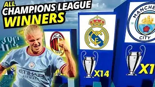 All Champions League Winners (1955-2023) | Manchester City Champions League 2023 #Mancity #UCL