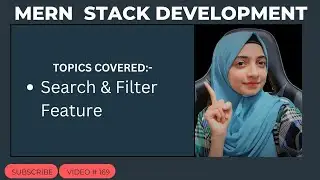 MERN #8 | Search & Filter Feature | Search Products Easily in React + Node + MongoDB