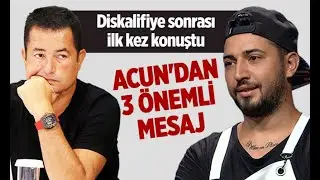 Acun Ilıcalı'dan MasterChef'ten diskalifiye edilen Uğur Deniz Yılmaz hakkında ilk yorum