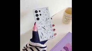 Floral Clear Shockproof Samsung Galaxy Cases