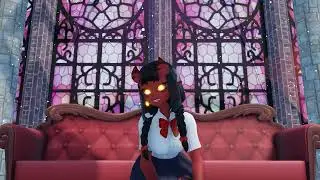 【MMD Meru The Succubus 】Sofa Dance - Meru
