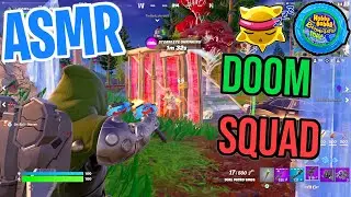 ASMR Gaming 😴 Fortnite Doctor Doom Squad! Relaxing Gum Chewing 🎮🎧 Controller Sounds + Whispering 💤
