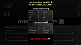 😱 BGMI Scope Setting 2x 3x 4x 6x 8x | New Best Sensitivity Settings | No Recoil Sensitivity  