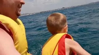 Плаваем в открытом море. Банан рейс Анапа-Сочи. 07.07.2023