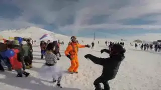 georgia gudauri на открытие сезон 15,16 лезгинка