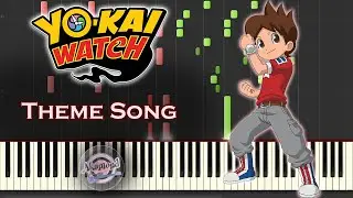 Yo-Kai Watch Opening Theme Song Piano Cover / Synthesia Piano Tutorial
