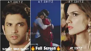 Sushant singh rajput tamil status 💓 Kriti sanon