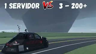 1 Servidor VS 3 Tornados 200+ Mph / Twisted - Roblox