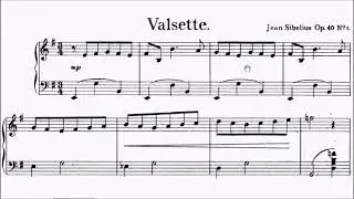 LCM Piano 2021-2024 Grade 4 List B8 Sibelius Valsette Op.40 No.1 Sheet Music