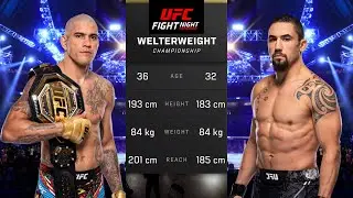 Alex Pereira vs Robert Whittaker Full Fight - UFC 5 Fight Night