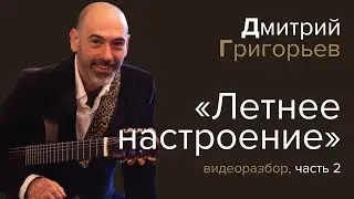 Дмитрий Григорьев. Видеоразбор «Летнего настроения», часть 2