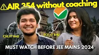 JEE Mains 2024 - Must Know Tips by AIR 354 (without Coaching) 🔥💯 | Topper's SECRETS Revealed!