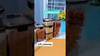 potes acrílico para cozinha #achadosshopee