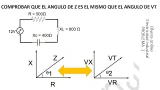 ANGULO DE FASE CON EL VOLTAJE Y LA IMPEDANCIA