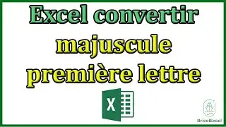 Excel convertir majuscule en minuscule sauf première lettre
