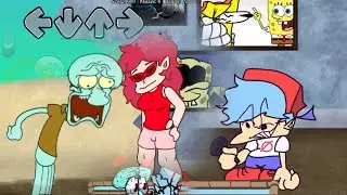 FNF vs Spongebob Parodies V3 SQUIDWARD SONG