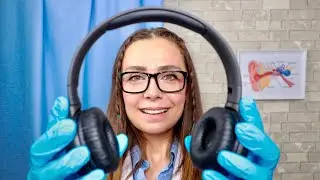ASMR Doktor 👩🏻‍⚕️ | Kulak Muayenesi ve İşitme Testi 👂🏼 | Türkçe ASMR