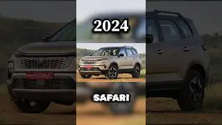 Evolution of TATA Safari 🔥(1998 ~ 2024) #shorts #virel #trending #safari