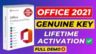 Activate Microsoft Office 2021 Professional Plus with Genuine Product Key | Lifetime Activation