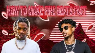 How to make FIRE Trap Beats in under 10 Minutes!(21 savage, Drake, Rick Ross) FL studio BETA