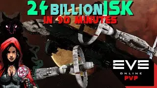 EVE Online Wormhole PVP || How We Destroyed 24 Billion Isk In 90 minutes || Wolves Rage Rolling