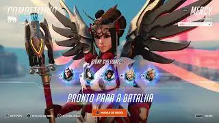 Overwatch 2 competitivo gameplay insano com Mercy - Ps4 (Sem comentários) 720p