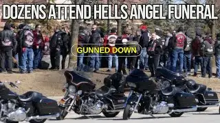 Dozens of bikers attend funeral for Hells Angels member gunned down in Peel