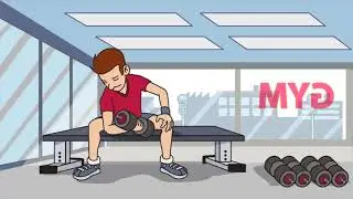 Copyright free animated stock footage - workout
