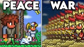 100 Players Simulate Civilization in Terraria