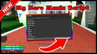 *My Hero Mania Script* [OP] | AutoFarm, Hide Name, Teleport, Anti AFK, And More!!