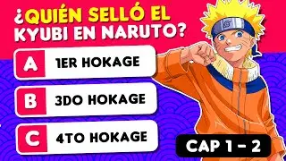Guess How Much You Know About Naruto? 🦊🍥🍜 Chapter 1-2 Naruto Questions | Anime Quiz | SOR anime