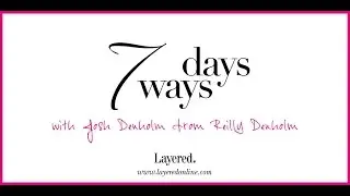 How to Create a Modern Day Chignon | Josh Denholm | Layered
